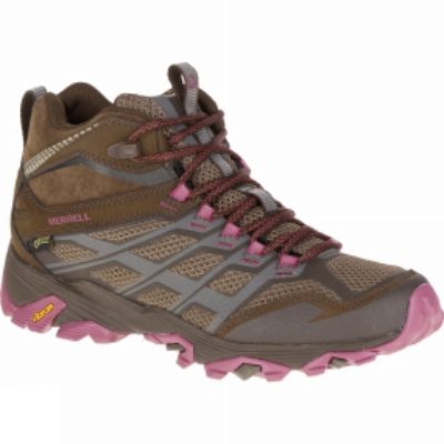 Merrell Womens Moab FST Mid Gore-Tex Boot Boulder